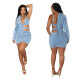 Off shoulder single sleeve stretch dress