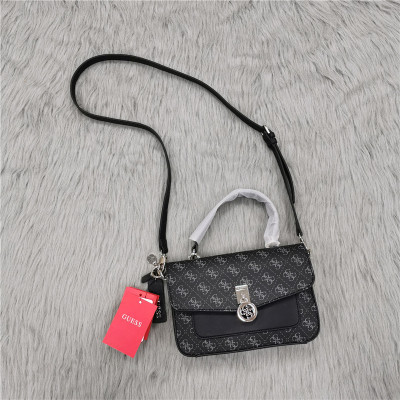Printed briefcase small square bag splicing bag