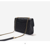 One shoulder small square bag versatile small fragrant style diamond grid chain bag