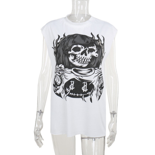 Printed vest T-shirt