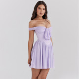 Strapless and backless dress