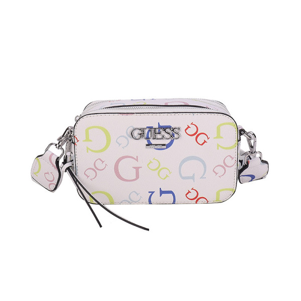 Crossbody solid color printed single shoulder small square bag