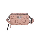Crossbody solid color printed single shoulder small square bag