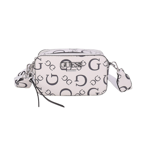Crossbody solid color printed single shoulder small square bag