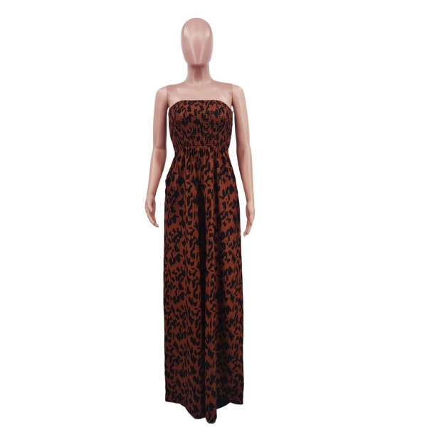 Chest hugging loose pants women's jumpsuit
