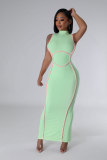 Pit striped patchwork dress