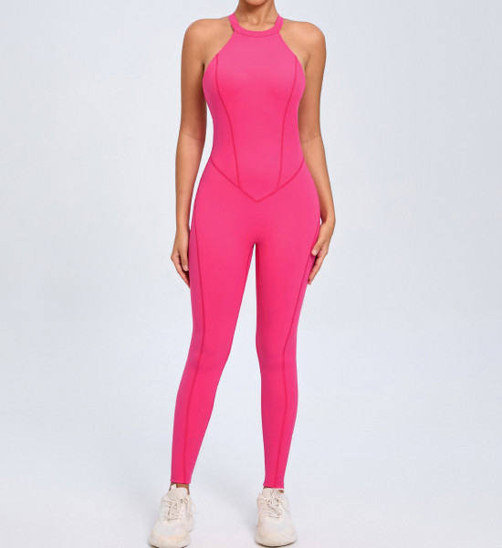 Backless sports quick drying jumpsuit