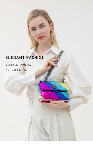 Chain crossbody eagle head shoulder bag