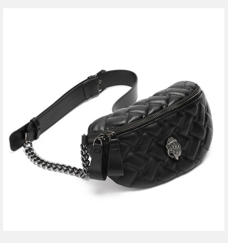 Lingge chain shoulder crossbody bag
