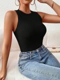 Interior top with short suspender straps