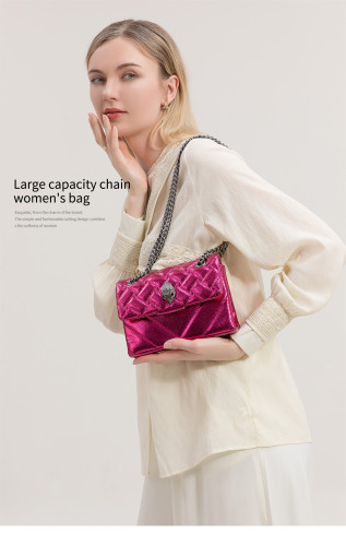 Chain shoulder crossbody bag