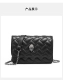 Lingge Chain Shoulder Bag Crossbody Eagle Head Small Bag