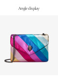 Splicing chain shoulder crossbody bag Rainbow Eagle Head bag