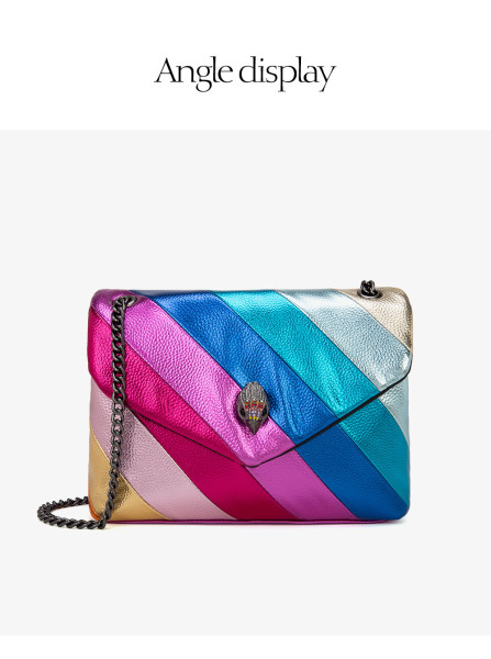 Splicing chain shoulder crossbody bag Rainbow Eagle Head bag