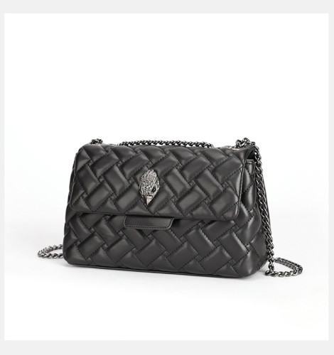 Chain shoulder crossbody bag, eagle head bag, diamond grid bag