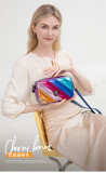 Splicing chain shoulder crossbody bag Rainbow Eagle Head bag