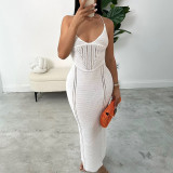 Sweater, jumpsuit, long skirt