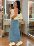 Denim skirt