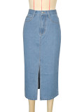 Denim skirt