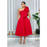Women's Solid Color Dress