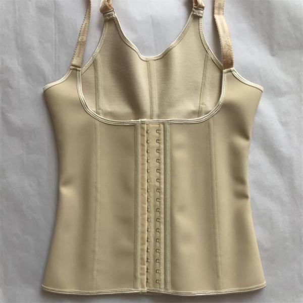 Latex breasted vest, waist cinching, tight fitting shapewear