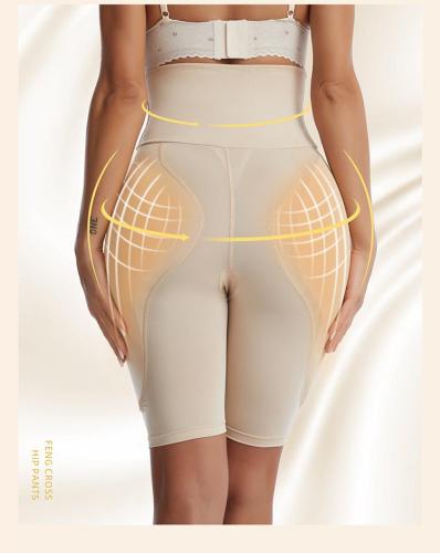 High waisted flat angle compression pants