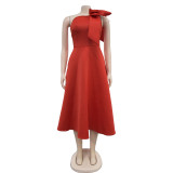 Women's Solid Color Dress