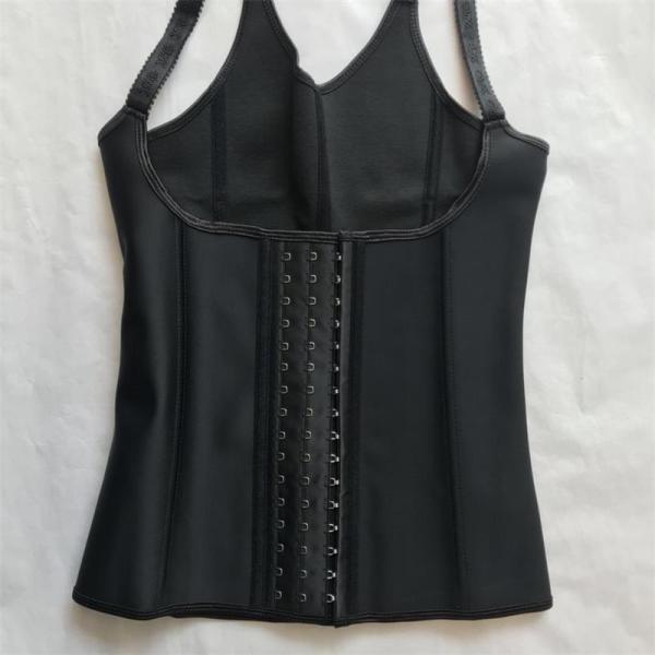Latex breasted vest, waist cinching, tight fitting shapewear