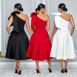 Women's Solid Color Dress