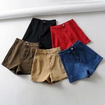 Tight shorts, high waisted elastic A-line hot Bottoms,Pants Tight shorts, high waisted elastic A-line hot Bottoms,Pants