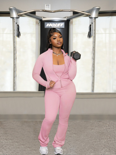 Cardigan sports two-piece set