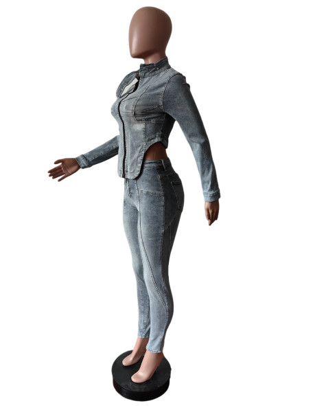 Elastic pants set