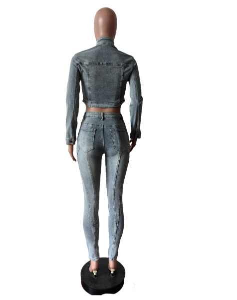 Elastic pants set