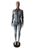 Elastic pants set