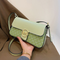 Vintage printed crossbody bag