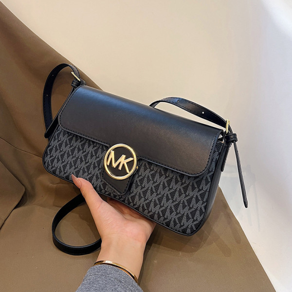 Vintage printed crossbody bag