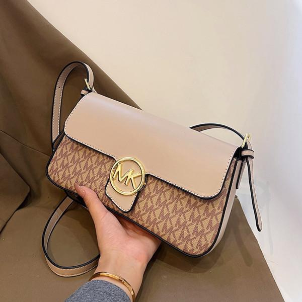 Vintage printed crossbody bag