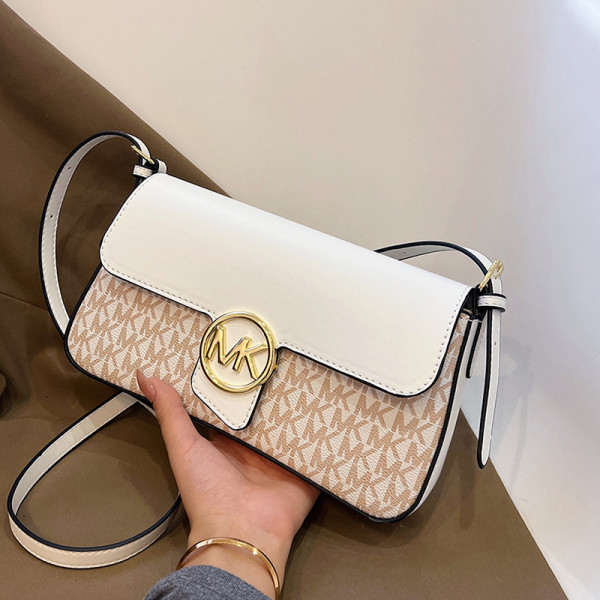 Vintage printed crossbody bag