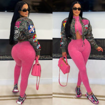 Camouflage printed jacket jacket Camouflage printed jacket jacket