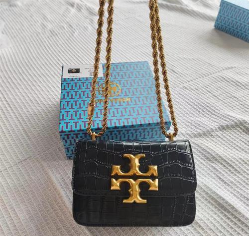 Crocodile patterned crossbody bag, classic small square bag