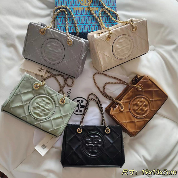 Lingge Handheld Shoulder Cross Shoulder Women's Bag Chain Diagonal Tote Bag