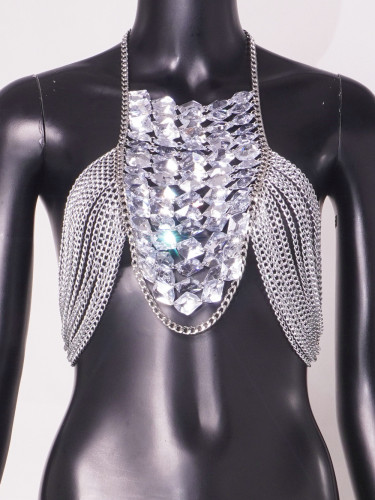 Hollow bra, bikini suspender, body chain