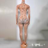 Bright diamond see through jumpsuit
