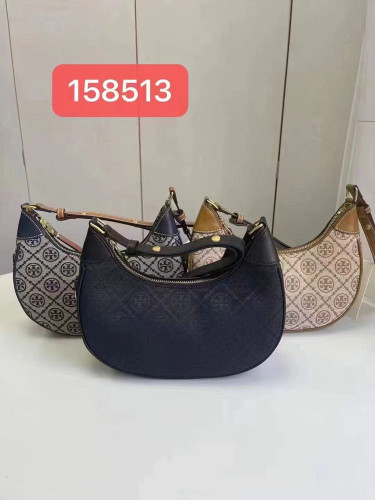 Crescent retro vintage flower armpit single shoulder crossbody diamond mesh bag