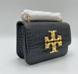 Crocodile patterned crossbody bag, classic small square bag