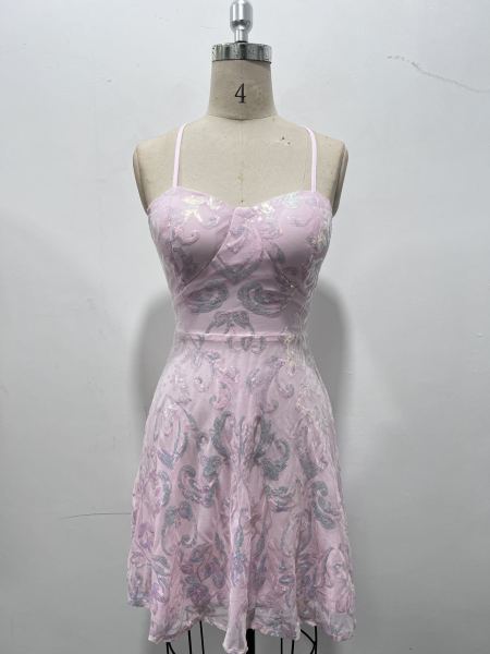 Sleeveless camisole party dress
