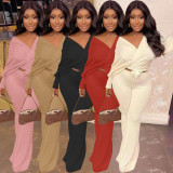 Pit strip loose tie bow two-piece set