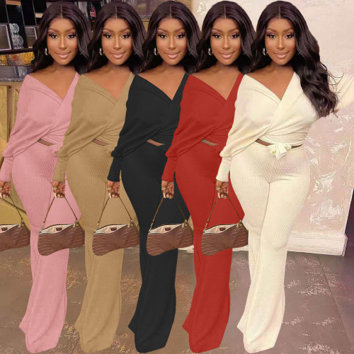 Pit strip loose tie bow two-piece set