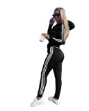 Two piece set of side line sportswear