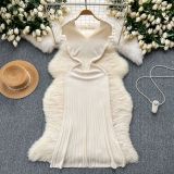 Fish tail knitted dress